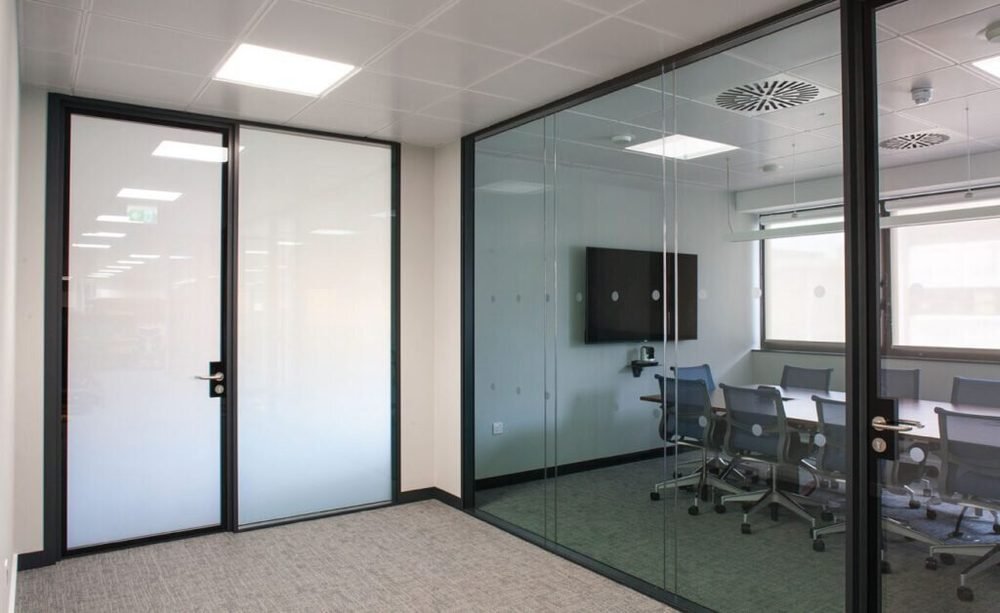 Commercial office smart glass